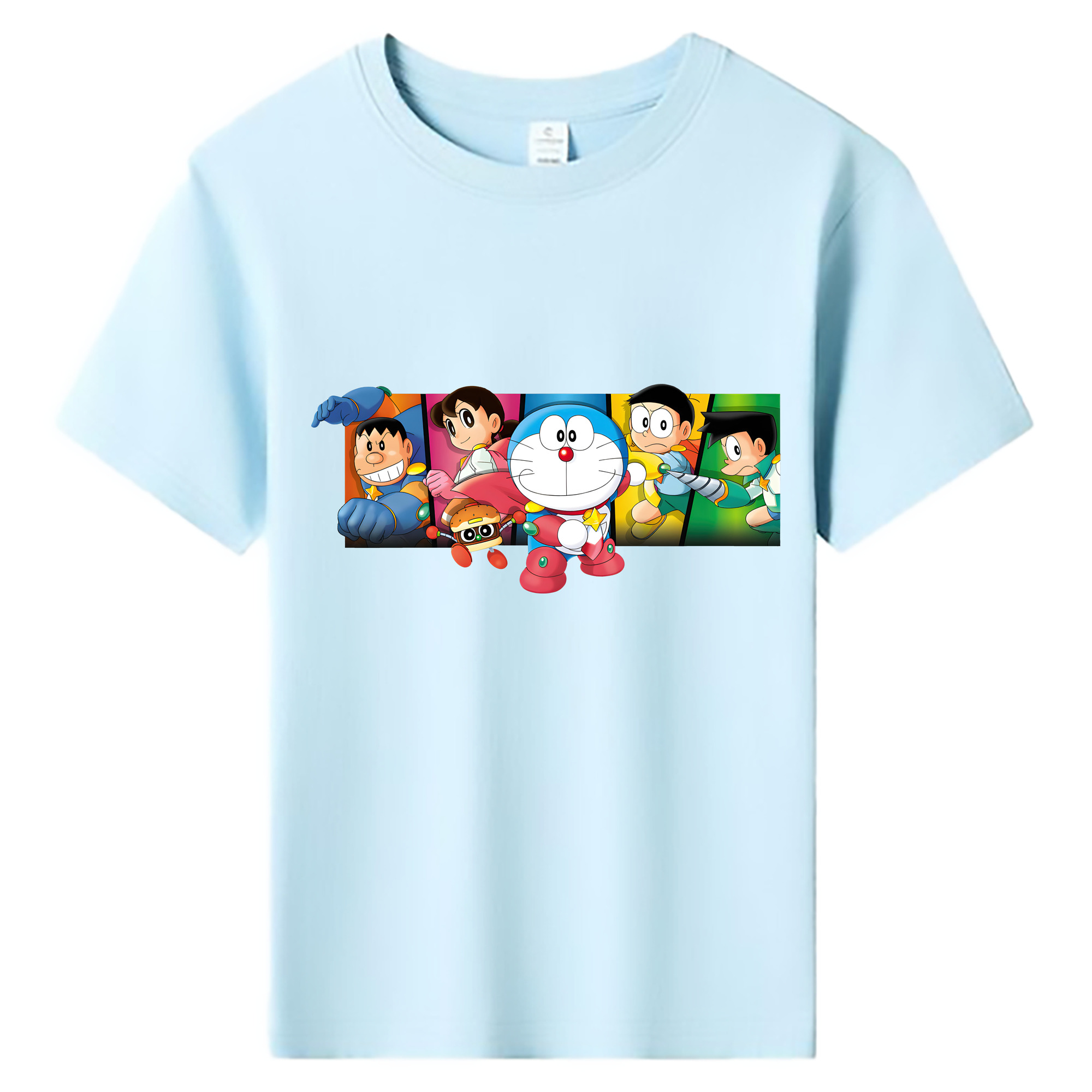 （画像用） ドラえもん Doraemon 綿100％キッズTシャツ（フロントプリント）